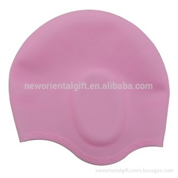 Eco-friendly silicone swim caps with Earflaps